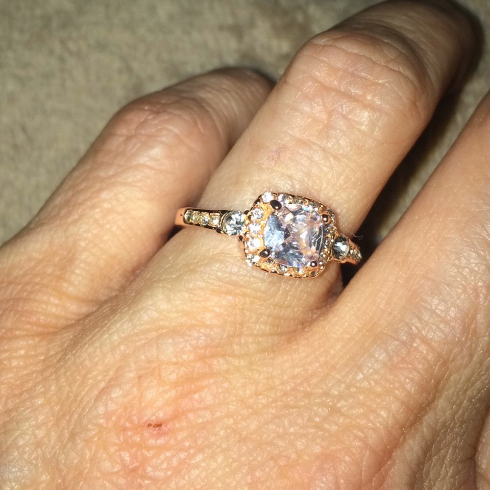 **NEW ITEM** ROSE GOLD CZ RING!